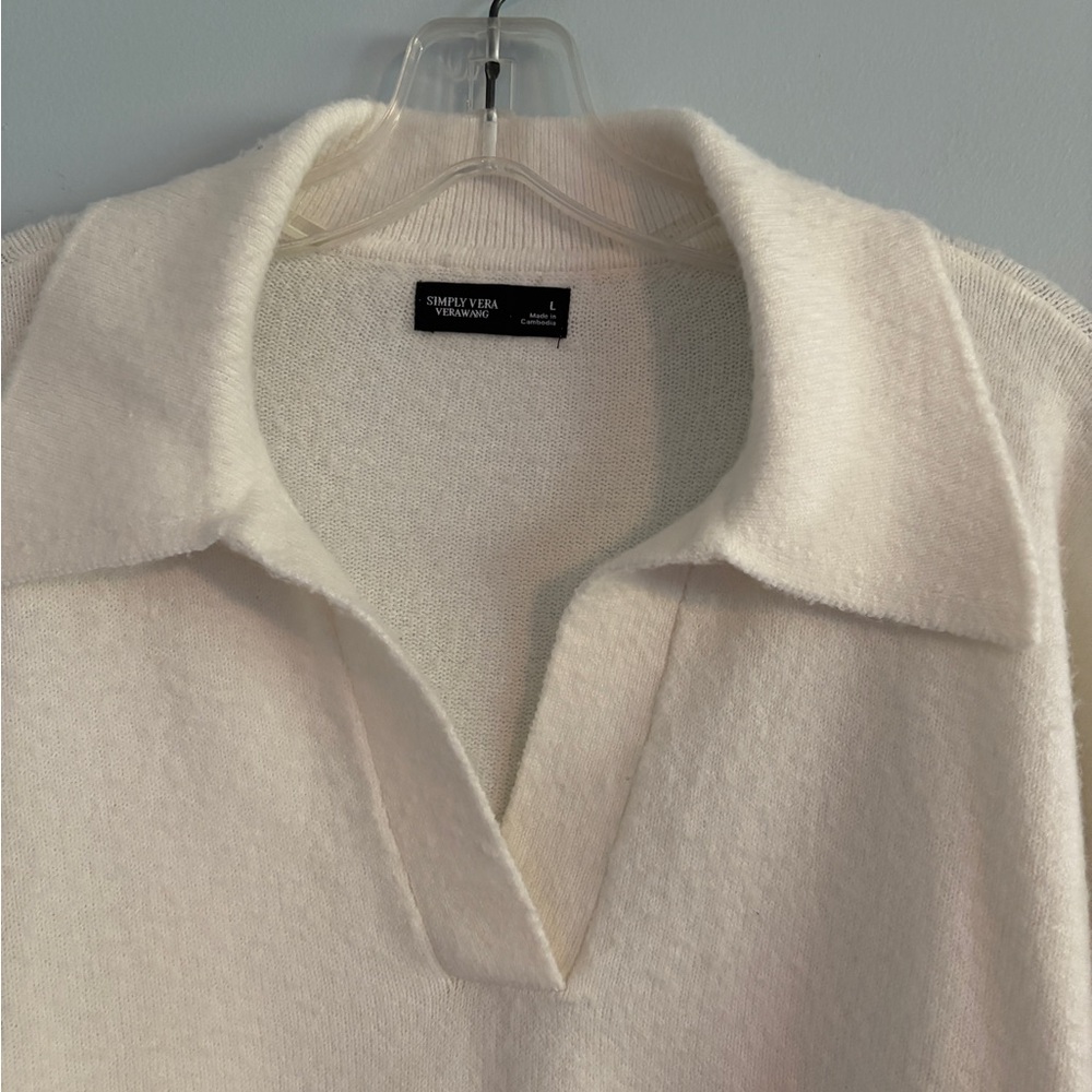 Simply Vera Collared Sweater - Picture 2 of 8